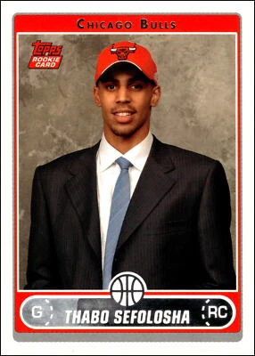 2006 Topps #257 Thabo Sefolosha   Rookie Chicago Bulls - Image 1 of 2