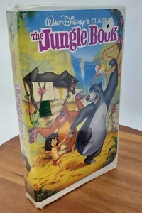 The Jungle Book Disney Classic (VHS, 1991) Black Diamond TESTED - Picture 1 of 5