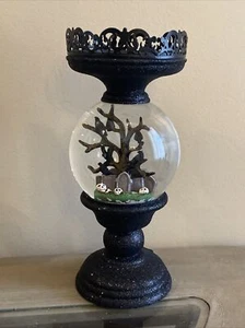2021 Bath & Body Works 3 Docht Spooky Halloween Kugel Kerzenhalter Standfuß - Bild 1 von 4