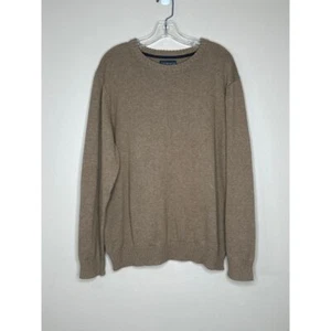 Suéter Covington Para Hombre Clásico Taupe Cuello Redondo Algodón Suave Tejido Pullover XL/PIERNA - Imagen 1 de 6