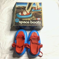 Vintage Space Boots By Ideal Toys 1969 Moon Landing Collectors Item Star Team 