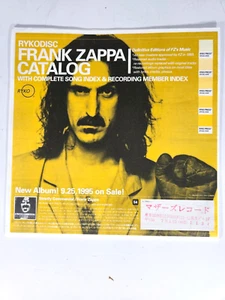 Frank Zappa Vintage Catalog Brochure , Song Index & Recording Member Index Japan - Picture 1 of 19