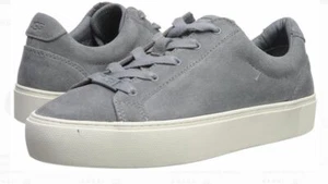 Zapatillas para mujer UGG Zilo gris gamuza con cordones talla 6 TOTALMENTE NUEVAS - Imagen 1 de 11