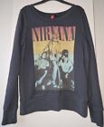 Nirvana Sweatshirt Grunge Rock Band Merch Pullover Größe 10 Kurt Cobain Dave Grohl