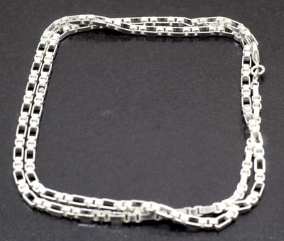 925 Sterling Silver Handmade Jewelry Beautiful Adorable Chain Necklace For Gift Foto 1 de 4