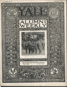 YALE ALUMNI SETTIMANALE Maggiore Hugh Bayne Tasker Bliss Walter Hines Pagina 14/12 1917 - Foto 1 di 1