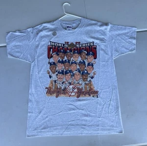 Vintage 1996 Yankees World Series Tee Jeter Rookie Large NOS Single Stitch - Picture 1 of 9