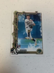 2025 Topps Holiday Jacob Wilson  - Picture 1 of 2