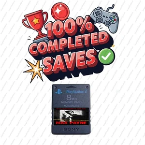 Max Payne Official Memory Card Unlocked Saves - Picture 1 of 10