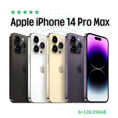 Nuovo Apple iPhone 14 Pro Max 128GB/256GB 5G Sbloccato Dual SIM Smartphone - Immagine 1 di 4