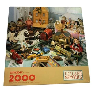 Springbok Toyland Memories Jigsaw Puzzle 2000 Pieces Complete 9405 Vintage Toys - Picture 1 of 7