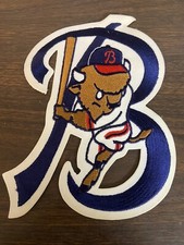 1989-97 BUFFALO BISONS MINOR LEAGUE BASEBALL VINTAGE TEAM PATCH