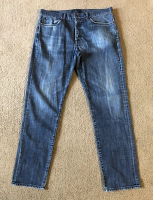 Pantalones de mezclilla azules ajustados Lucky 121 Heritage de colección para hombre - etiquetados 36x34 - medidos 36x33 Foto 1 de 4