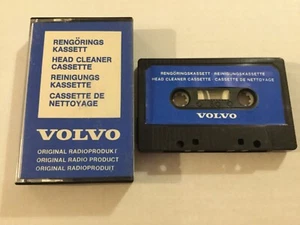 Vintage Rare Volvo Car Head Cleaner Cassette W/ Case, Original Radio Product - Picture 1 of 4
