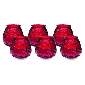 Sterno Euro-Venezian Wax Candle Pack - 6 Candele con Portabicchieri, Brucia 45hr - Foto 1 di 7