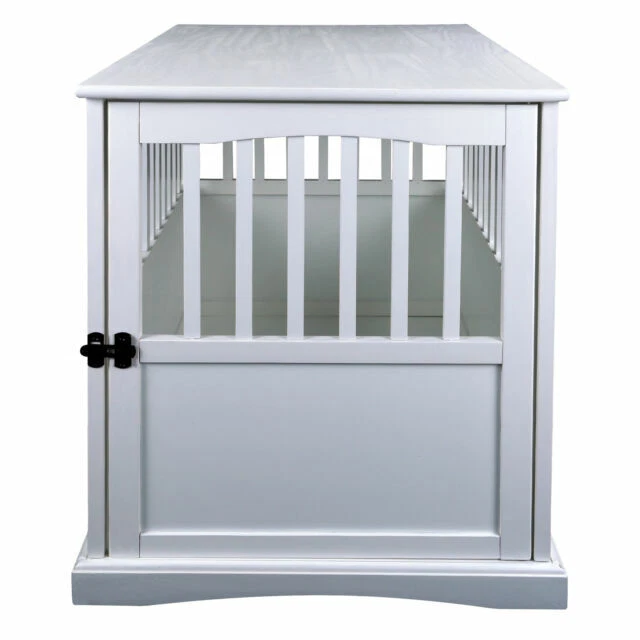 Casual Home 600-21 Pet Crate End Table - White