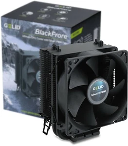 Gelid Solutions BlackFrore 92mm HDC Intel AMD CPU Cooler TDP 65W Airflow 37.9CFM - Picture 1 of 5