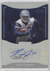 2016 Panini Donruss Signature Series Holo Silver /50 Rico Gathers Rookie Auto RC