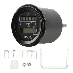 Rundes Batteriemessgerät 803RB2448BCJ301O 10 Balken LEDs 24 V Klares Display - Bild 1 von 11
