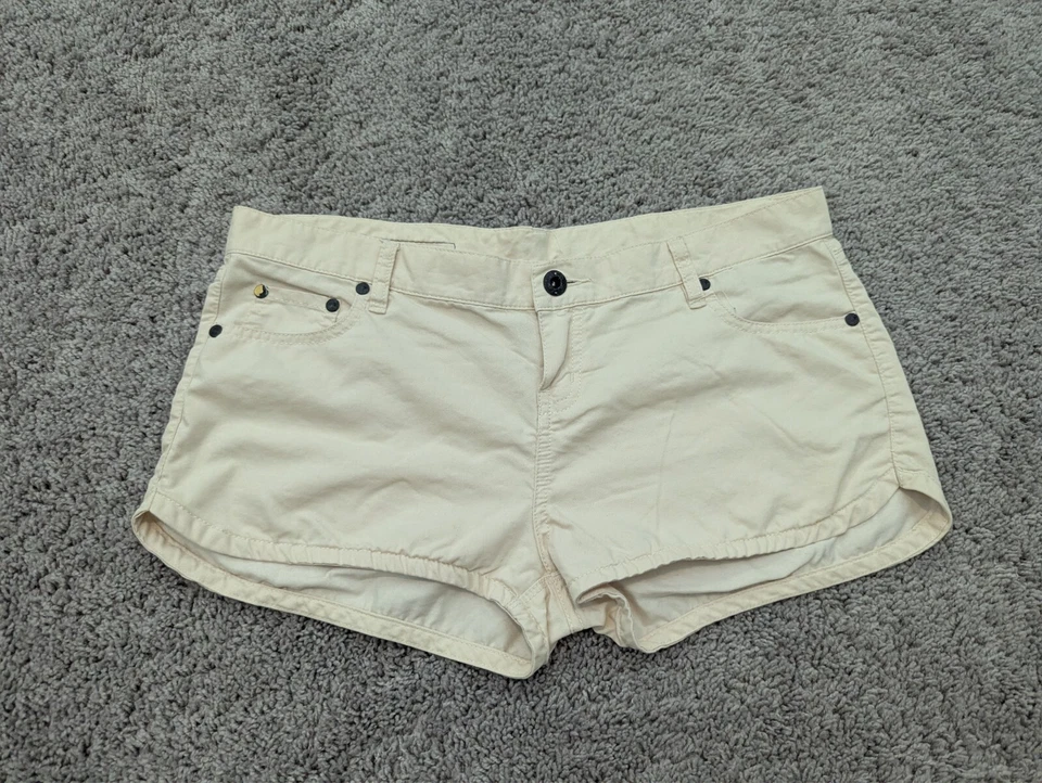 Pantalones Cortos Denim Hurley Mujer 29 Denim Beige Caliente Foto 1 de 4