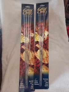 Grill Care Set of Eight 18" Shish kebab Skewers - 500-4131, 501-4138 - Picture 1 of 2