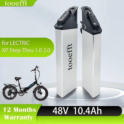 Baterías para bicicletas eléctricas tooefft 48V 10.4Ah para ELECTRIC XP Step-Thru 1.0 2.0 Foto 1 de 4