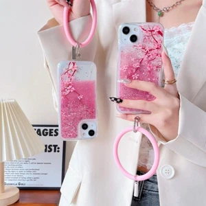 Funda para Huawei y Honor Arena Rápida Brillo Líquido Flor Antigolpes Cubiertas Suaves - Imagen 1 de 12