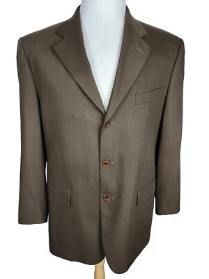 Gianni Manzoni Made In Italy Mens  42S Brown Color 100% Wool Sport Coat S12 - Image 1 of 4