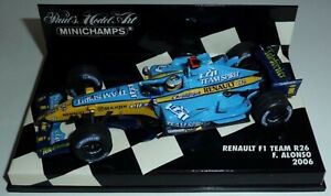 WOW EXTREMELY RARE Renault R26 Ferndo Alonso GP Nürburgring 2006 1:43 Minichamps