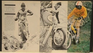 1973 Yamaha TY 175 Trials 7 page with specs Cycle Test Motorcycle Print Ad  - Picture 1 of 1