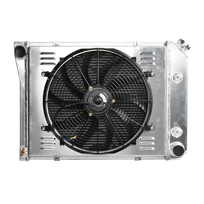 For 68-73 Chevy Nova / 70-81 Camaro 3 Row Aluminum Radiator Shroud Fan - Image 1 of 4