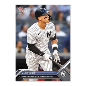 2023 Topps AHORA 754 Aaron Judge primera carrera 3 horas juego - ¡Envío gratuito siempre! - Imagen 1 de 2
