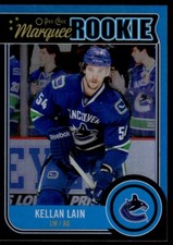 2014-15 O-Pee-Chee Black Rainbow Kellan Lain 003/100 Vancouver Canucks #535 R110