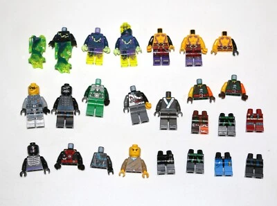 LEGO NINJAGO MINIFIGURE part lot Squiffy Wrayth Cyrus Lloyd Sleven Garmadon Nya - Image 1 of 4