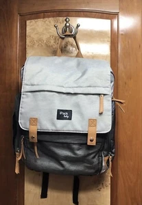 iPack Carry All Backpack Diaper Bag, Solid Print/Gray - Picture 1 of 13