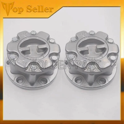 Buje de rueda libre manual L/R 2 piezas para Mitsubishi Pajero Montero Triton L200 L300  Foto 1 de 4