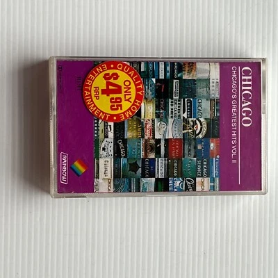 CHICAGO Chicago's Greatest Hits Vol.II Cassette Tape Album 1981 - Image 1 of 4