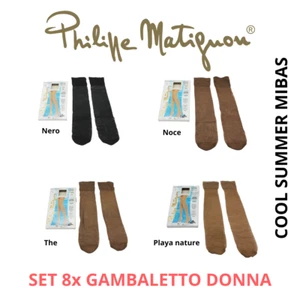 Set 8x Gambaletto Donna, Vari colori, COOL SUMMER MIBAS Philippe Matignon - Foto 1 di 14