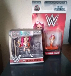 2 WWE Sasha Banks Mini Metal Minifigures 🆕 - Picture 1 of 1