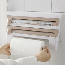 Multifunction Film Storage Rack Cutter for Kitchen safe and tasteless