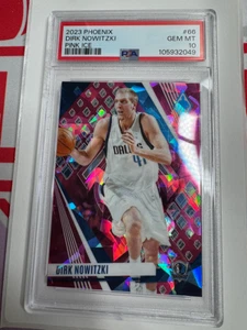 Dirk Nowitzki 2023 Phoenix Pink Ice /25 SSP #66 Dallas Mavericks PSA 10 Pop 1 - Picture 1 of 3