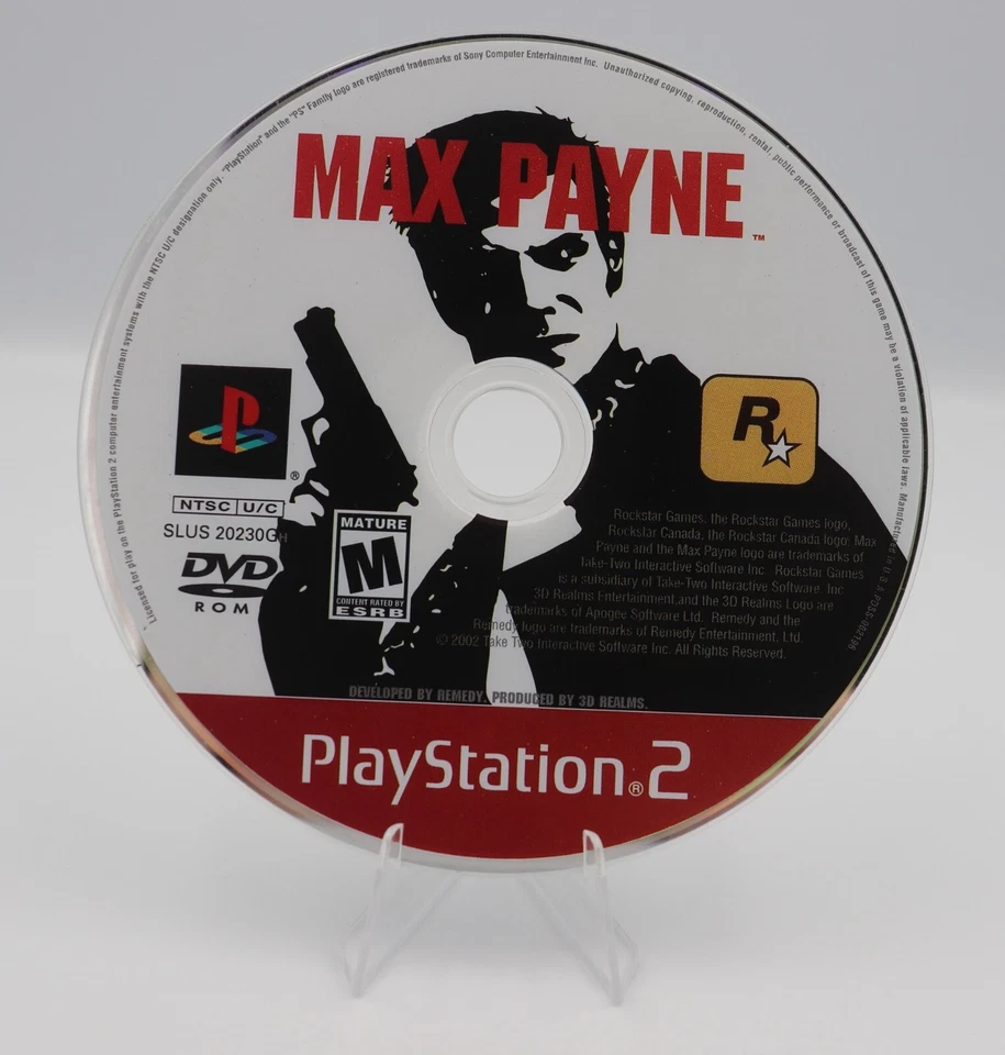 Max Payne Greatest Hits PlayStation 2 PS2 Game (Disc Only) Used  - Image 1 of 4