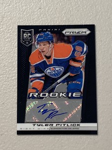 TYLER PITLICK 2013-14 PANINI PRIZM BLACK ROOKIE AUTOGRAPHS DALLAS STARS 🏒HKY