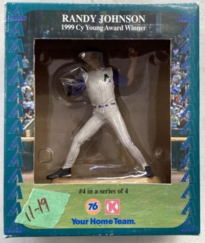 Randy Johnson Hartland Action Figure #4 Arizona Diamondbacks 76 / Circle K box Cover