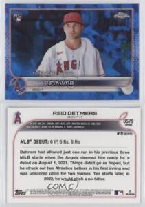 2022 Topps Chrome Update Sapphire Edition Debut Reid Detmers #US79 Rookie RC