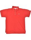 Arena Mens Polo Shirt Large Red Cotton Fj02