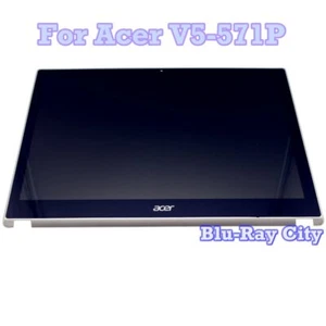 15.6" Acer Aspire V5-571P HD LCD Display Touch Screen Digitizer Assembly Bezel - Picture 1 of 7