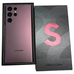 NEW Samsung Galaxy S22 Ultra 5G SM-S908U Smartphone 128GB/256GB/512GB Unlocked - Picture 1 of 28