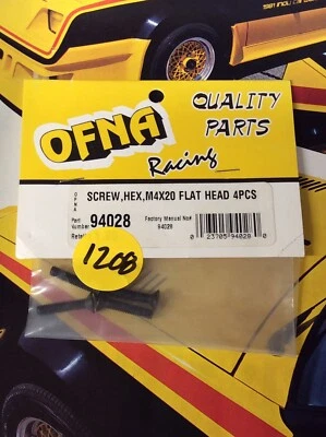 OFNA 94028 Hex Flat Head Screws: {M2x20x4pc.} NewInPack USA Shipped - Image 1 of 2