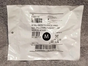 TOTALMENTE NUEVO Philips Respironics M Matiz/Nuance Pro Gel Almohadas Cojín RP 1105174 - Imagen 1 de 2